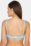 Rosaline Padded Non Wired 3/4th Coverage T-Shirt Bra - Splish Splash — thumbnail 3